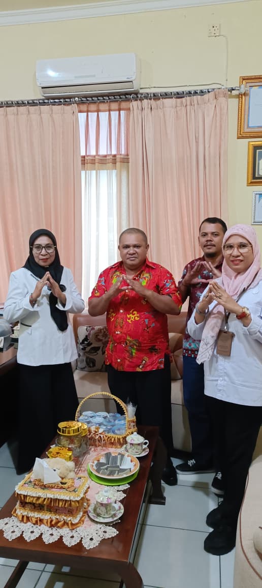 LKD Kota Ternate Menerima Kunjungan dari LKD  Kabupaten Raja Ampat